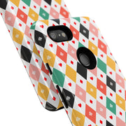 Colorful Diamond Pattern Google Pixel Phone Case - Tough Cases