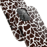 Giraffe Print Tough Phone Case - Stylish & Durable Protection for Animal Lovers