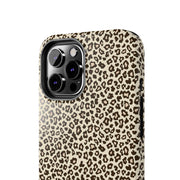 Leopard Print Tough Phone Case - Stylish & Durable Protection