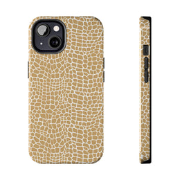 Stylish Tough Phone Case with Trendy Giraffe Pattern