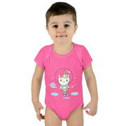 Cute Unicorn Space Adventure Infant Bodysuit - Baby Onesie for Newborns