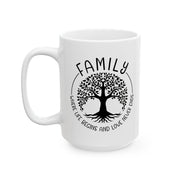 Family Tree Ceramic Mug - 11oz & 15oz | Perfect Gift for Family Gatherings & Special Occasions