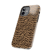Wild Tiger Print Tough Phone Case – Durable Protection for Adventurers