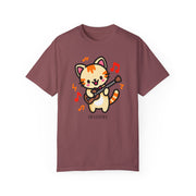 Cute Cat Guitar Unisex T-Shirt | Fun & Playful Design for Music Lovers