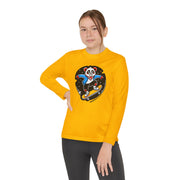 Youth Skateboarding Panda Long Sleeve Tee - Fun and Sporty Design for Active Kids