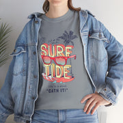 Surf-Inspired Unisex Heavy Cotton Tee - 