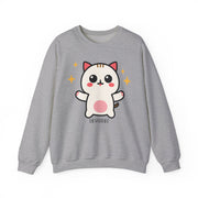 Cute Cat Graphic Unisex Crewneck Sweatshirt - DEVOTREE