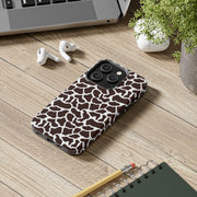 Giraffe Print Tough Phone Case - Stylish & Durable Protection for Animal Lovers