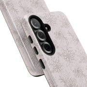 Floral Tough Samsung Galaxy Phone Case - Durable Design for Nature Lovers