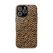 Wild Tiger Print Tough Phone Case – Durable Protection for Adventurers