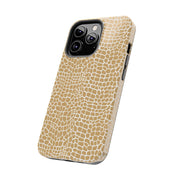 Stylish Tough Phone Case with Trendy Giraffe Pattern