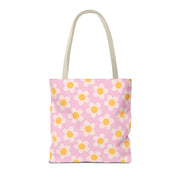Cute Daisy Print Tote Bag for Spring Outings