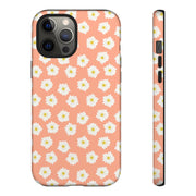 Floral Tough Phone Case with Daisy Design