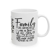 Family Tree Inspirational Ceramic Mug - 11oz & 15oz