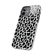 Stylish Cow Print Tough Phone Case - Durable Protection for Animal Lovers