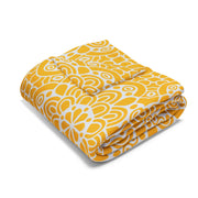 Bright Floral Arctic Fleece Blanket - Cozy Floral Design for Home & Gifts