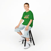 Back to School Kids Tee - Fun Green Cotton T-Shirt