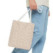 Elegant Floral Pattern Tote Bag - Eco-Friendly Shopping Bag for All Occasions