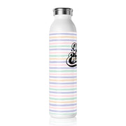Motivational Slim Water Bottle - 'You Are Enough' - Inspiring Colorful Design