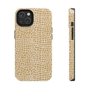 Stylish Tough Phone Case with Trendy Giraffe Pattern
