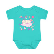Cute Infant Baby Bodysuit with Playful Cloud Design
