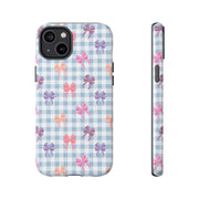 Cute Bow Pattern iPhone Case - Tough Cases for Girls & Women