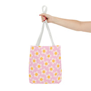 Cute Daisy Print Tote Bag for Spring Outings