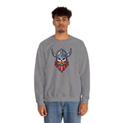 Viking Skull Crewneck Sweatshirt - Unisex Heavy Blend™