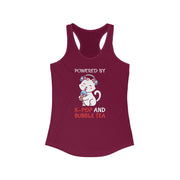 K-Pop and Bubble Tea Racerback Tank for Women