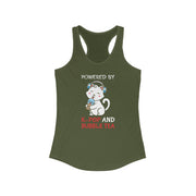 K-Pop and Bubble Tea Racerback Tank for Women