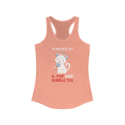 K-Pop and Bubble Tea Racerback Tank for Women