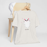 Cute Cat Devotion Unisex Short Sleeve Tee - Fun & Playful T-Shirt for Cat Lovers