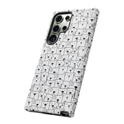 Cute Dog Pattern Samsung Galaxy Phone Case - Tough Cases for Pet Lovers