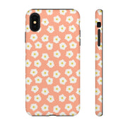Floral Tough Phone Case with Daisy Design