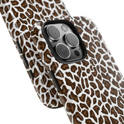 Stylish Leopard Print Tough Phone Case - Durable Protection for Your Device