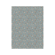 Cozy Velveteen Microfiber Blanket with Floral Pattern | Perfect for Home & Gifting