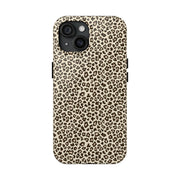 Leopard Print Tough Phone Case - Stylish & Durable Protection