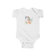 Cute Unicorn Infant Bodysuit - Love is Magical Baby Onesie