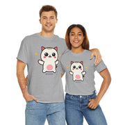 Cute Cat Printed Unisex Heavy Cotton Tee