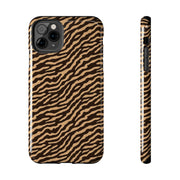 Wild Tiger Print Tough Phone Case – Durable Protection for Adventurers
