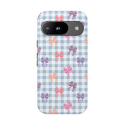 Bow-Patterned Google Pixel Phone Case - Stylish Protection for Your Device