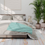 Cozy Floral Arctic Fleece Blanket for Home Decor