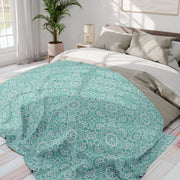 Cozy Floral Arctic Fleece Blanket for Home Decor