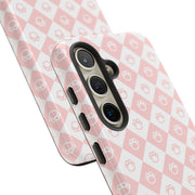 Cute Paw Print Samsung Galaxy Phone Case - Tough Cases for Pet Lovers
