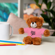Cute Stuffed Animal with 'Love You' Tee - Perfect Gift for Kids and Beloved Ones
