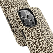 Leopard Print Tough Phone Case - Stylish & Durable Protection
