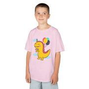 Kids Dinosaur Party Tee - Colorful Celebration Shirt for Birthday Fun
