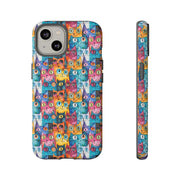 Playful Cat iPhone Case - Tough & Colorful Design
