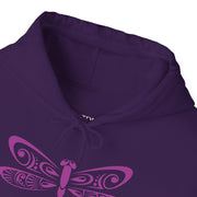 Dragonfly Design Unisex Hoodie - Cozy Nature-Inspired Sweatshirt for Wildlife Lovers