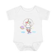 Cute Unicorn Space Adventure Infant Bodysuit - Baby Onesie for Newborns